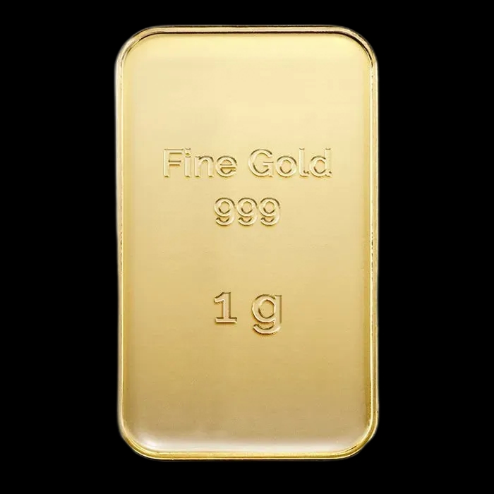 Sztabka 1g złota Niesortowana - Front
