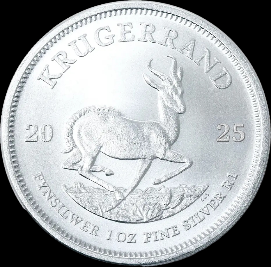 Krugerrand 1 uncja srebra 2025 - Front