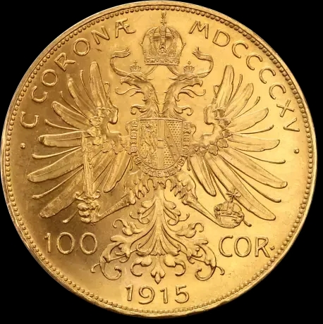 100 Koron Austro-Węgry - Back