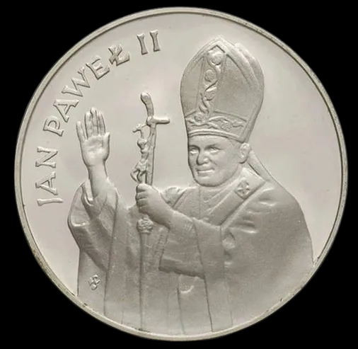 Srebrna Moneta Jan Paweł II 1987 - Front