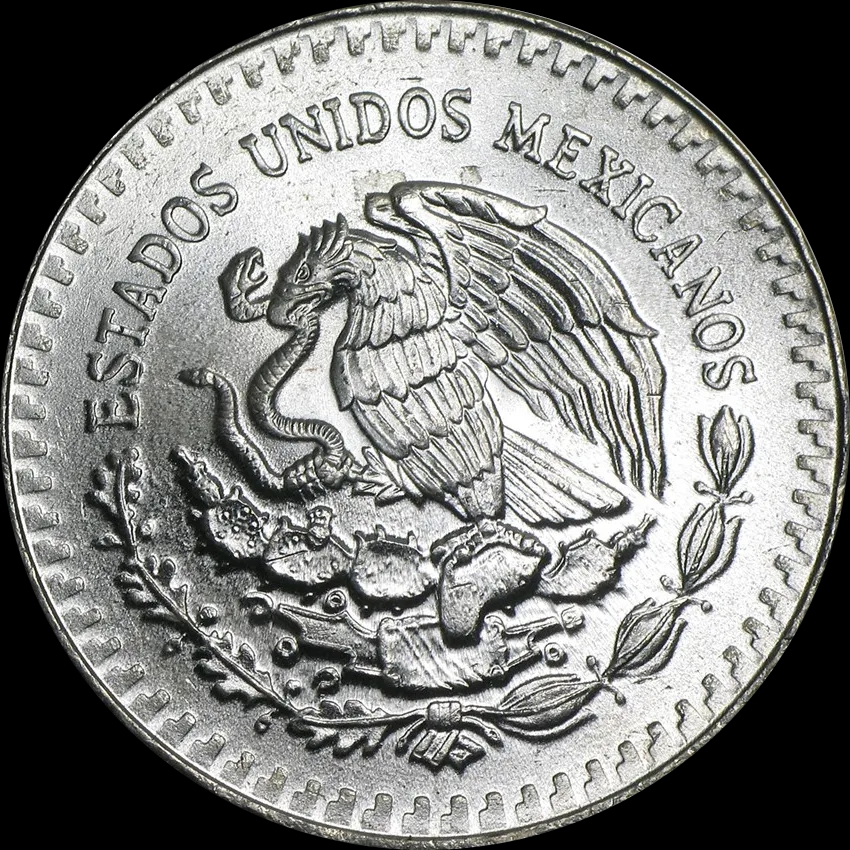 Mexican Libertad 1 uncja srebra 1985 - Back