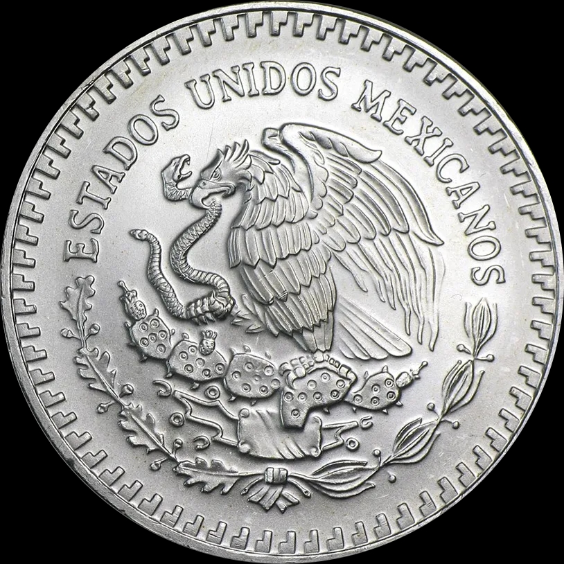 Mexican Libertad 1 uncja srebra 1992 - Back