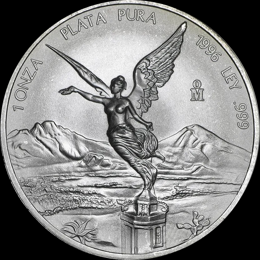 Mexican Libertad 1 uncja srebra 1996 - Front