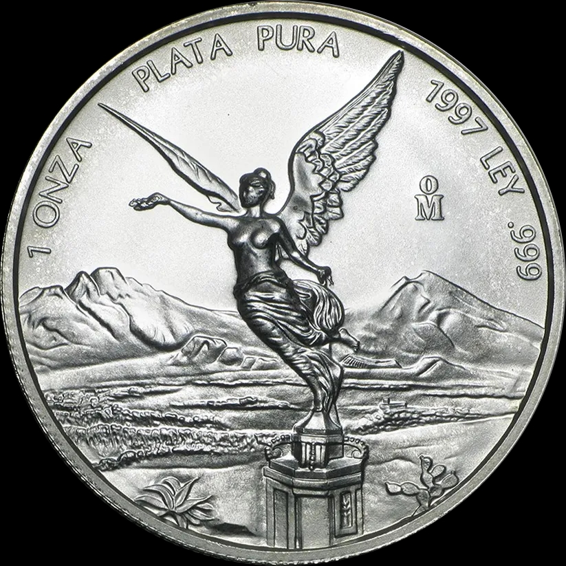 Mexican Libertad 1 uncja srebra 1997 - Front