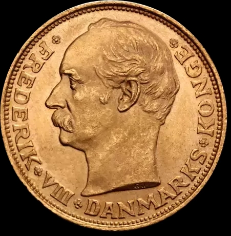 20 Koron Duńskich Fryderyk VIII - Front