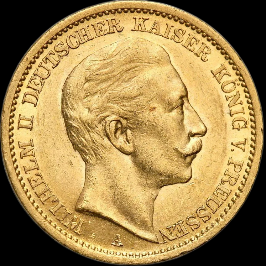 20 Marek Niemieckich Wilhelm II Różne Roczniki - Front