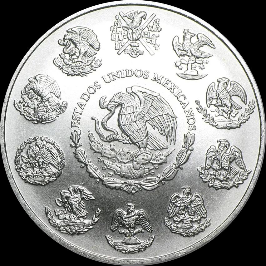 Mexican Libertad 1 uncja srebra 2000 - Back