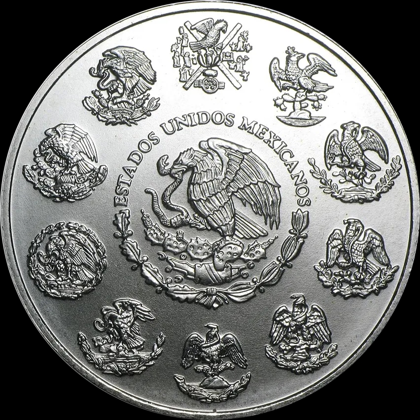 Mexican Libertad 1 uncja srebra 2001 - Back
