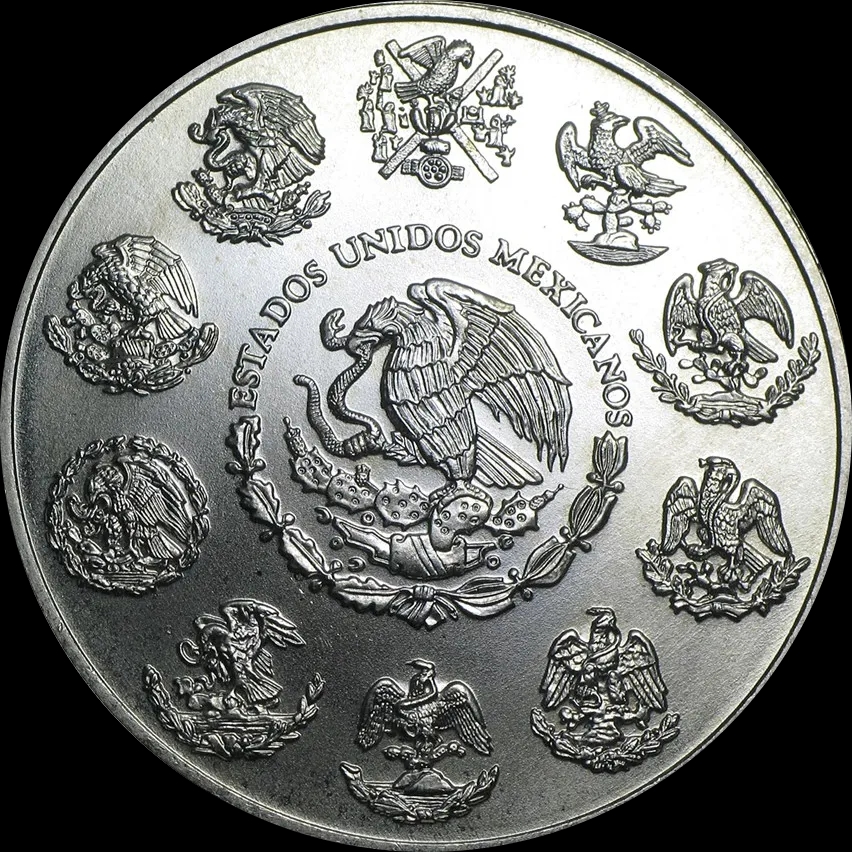 Mexican Libertad 1 uncja srebra 2003 - Back