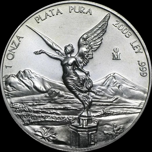 Mexican Libertad 1 uncja srebra 2003 - Front