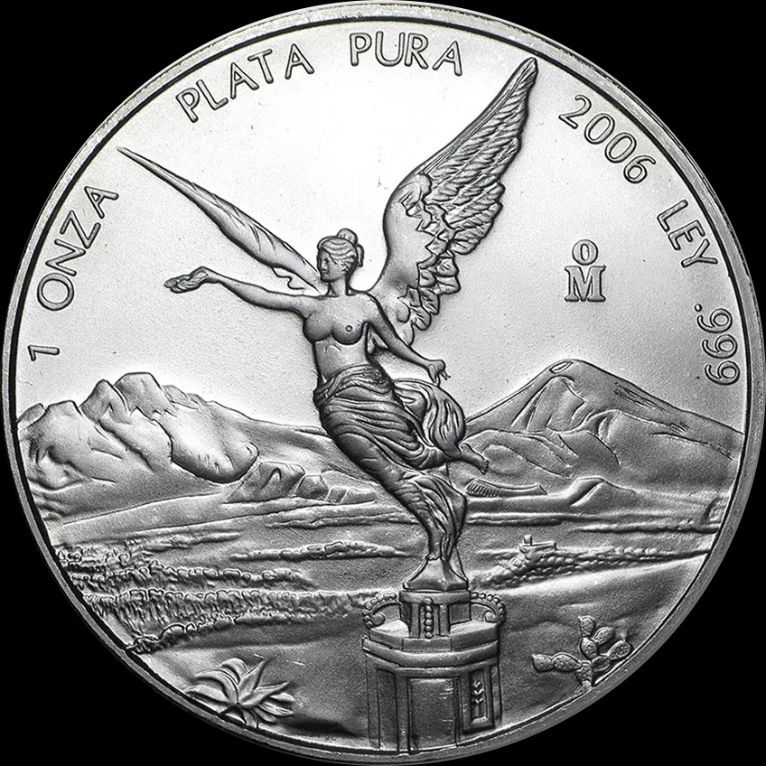 Mexican Libertad 1 uncja srebra 2006 - Front