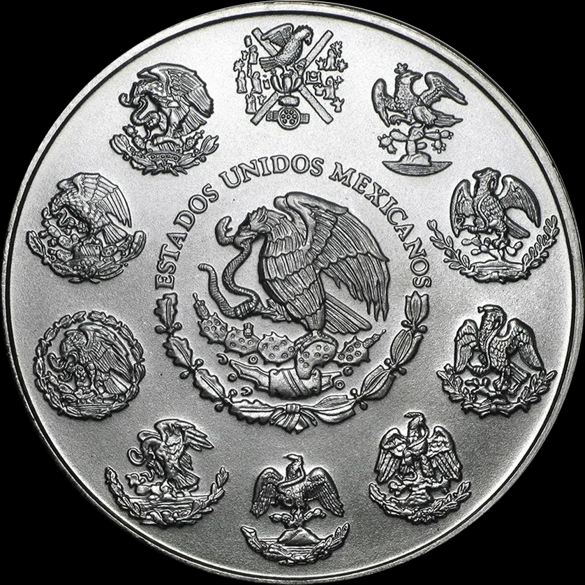 Mexican Libertad 1 uncja srebra 2007 - Back