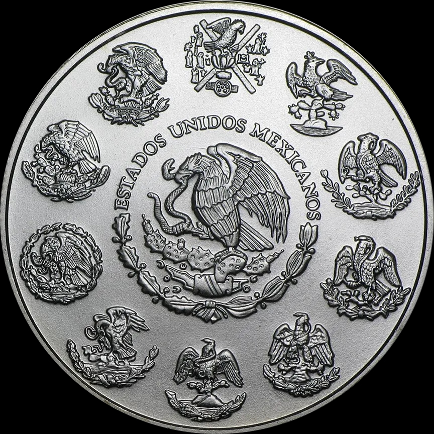 Mexican Libertad 1 uncja srebra 2009 - Back