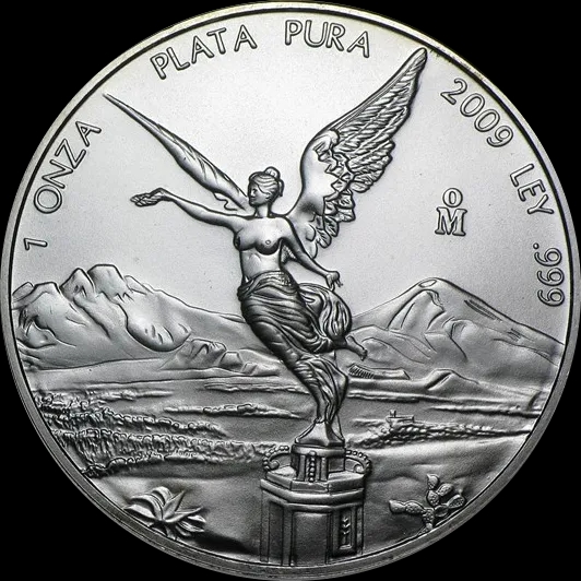 Mexican Libertad 1 uncja srebra 2009 - Front