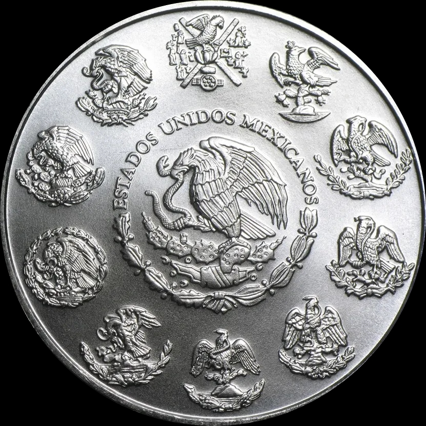 Mexican Libertad 1 uncja srebra 2010 - Back