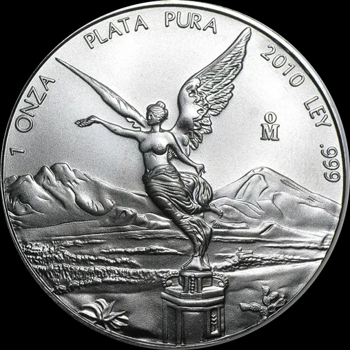 Mexican Libertad 1 uncja srebra 2010 - Front