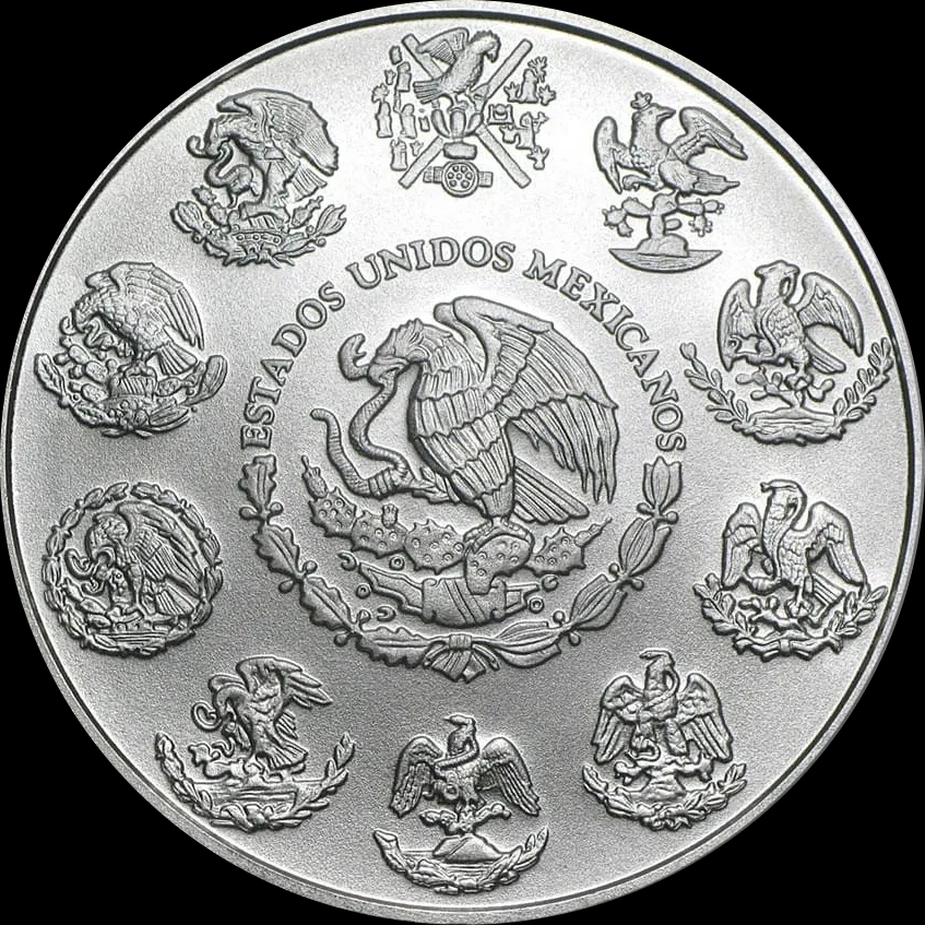 Mexican Libertad 1 uncja srebra 2011 - Back
