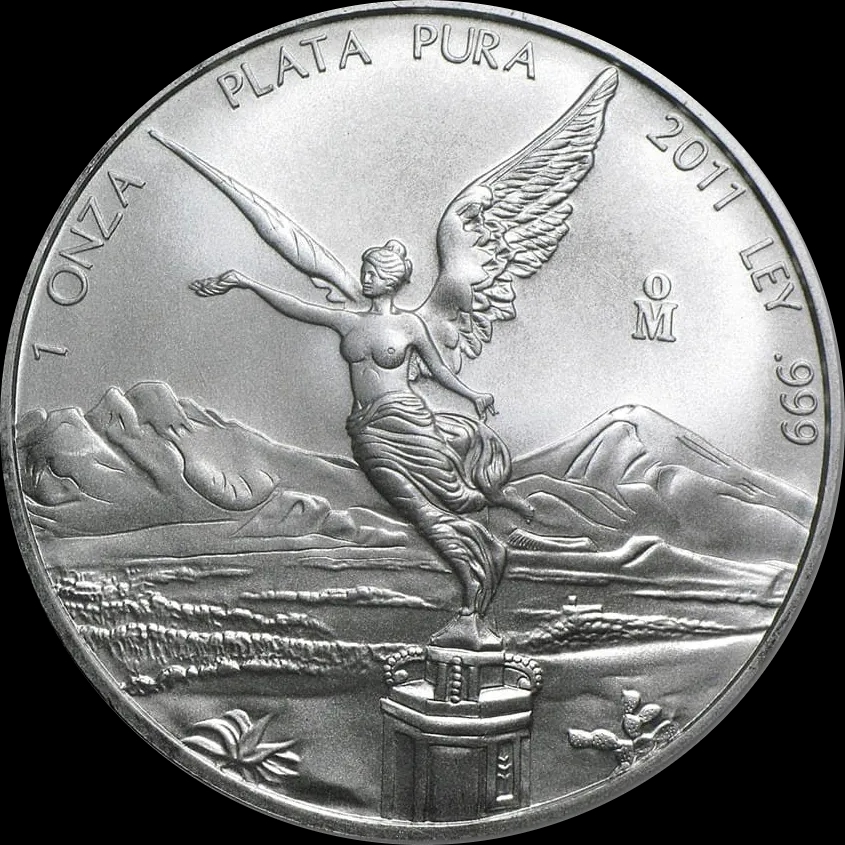 Mexican Libertad 1 uncja srebra 2011 - Front