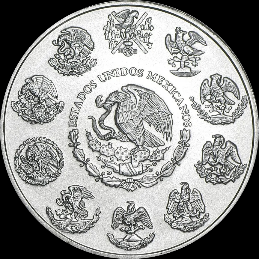 Mexican Libertad 1 uncja srebra 2013 - Back