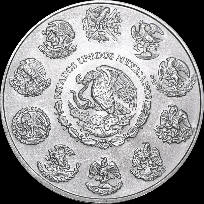 Mexican Libertad 1 uncja srebra 2014 - Back