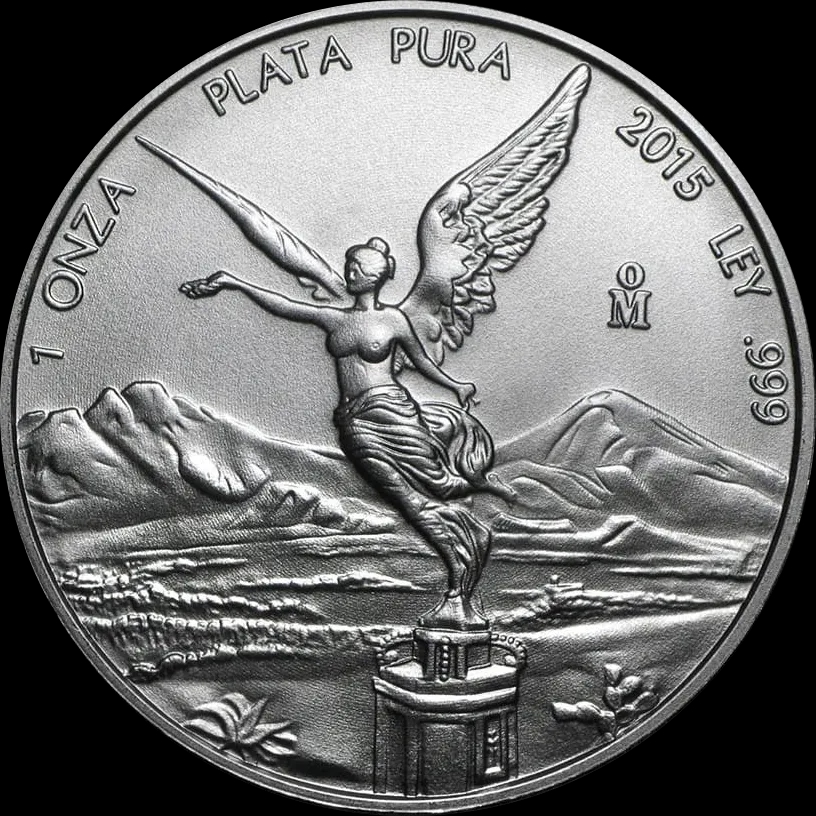 Mexican Libertad 1 uncja srebra 2015 - Front