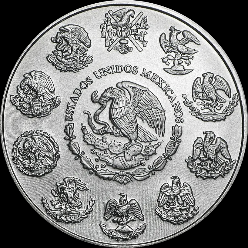 Mexican Libertad 1 uncja srebra 2017 - Back