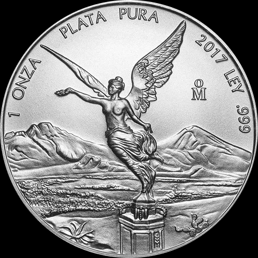 Mexican Libertad 1 uncja srebra 2017 - Front