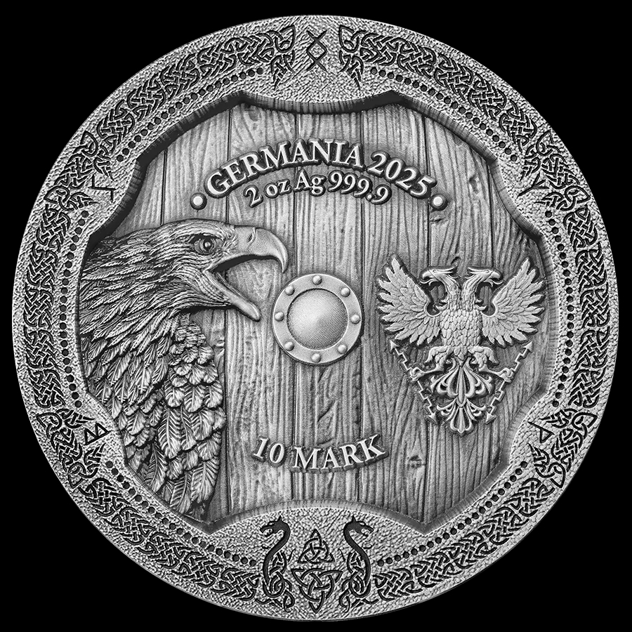 Valkyries Arnhild 2 uncje srebra Ultra High Relief 2025 - Back