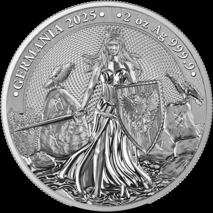 Germania 2 uncje Srebra 2025 - Front