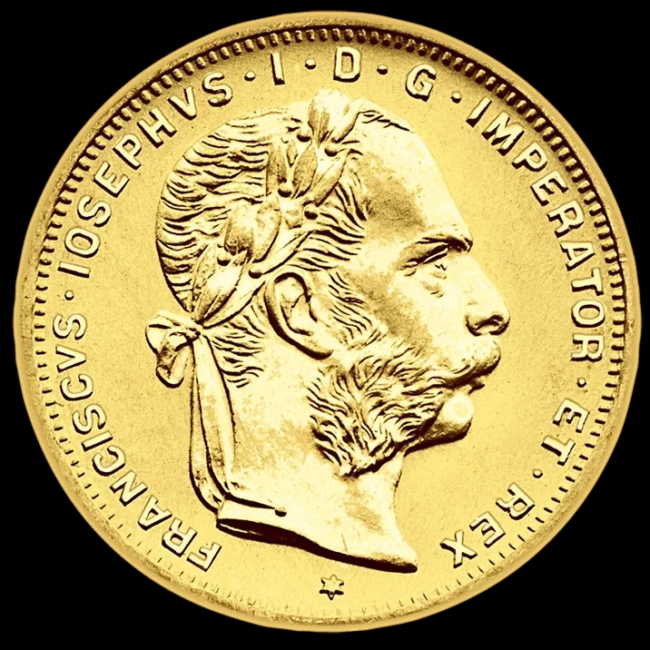 8 Guldenów Austriackich 1892 Nowe Bicie - Front