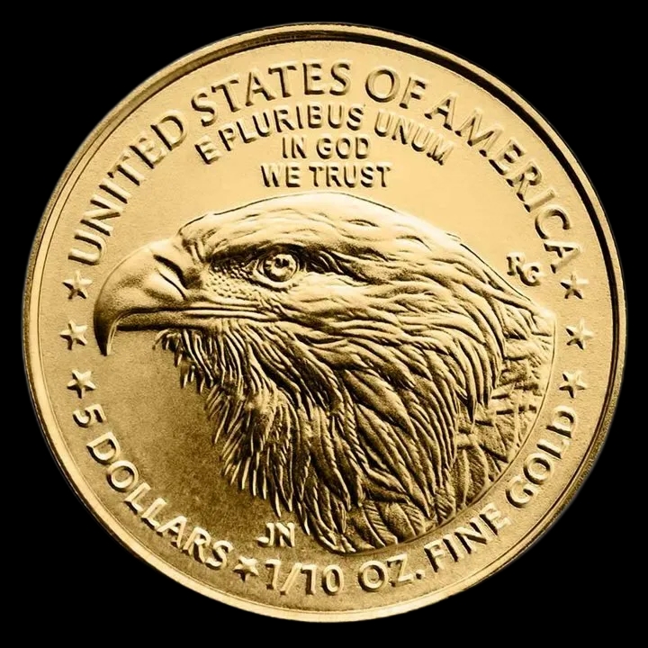 Amerykański Orzeł 1/10 uncji złota 2024 - Back