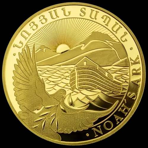 Arka Noego 1g złota 2025 - Front