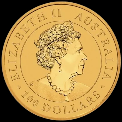 Australijski Emu 1 uncja złota 2019 - Back