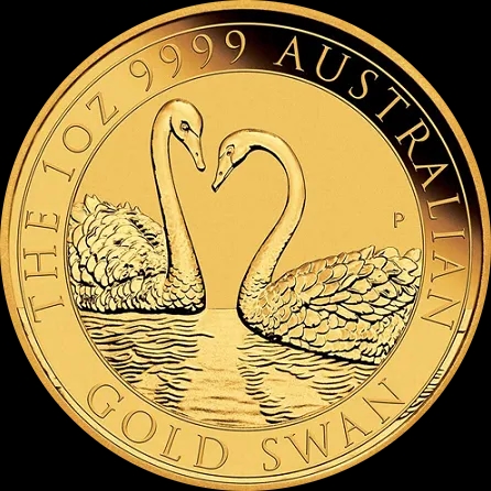 Australijski Łabędź 1 uncja złota 2022 - Front