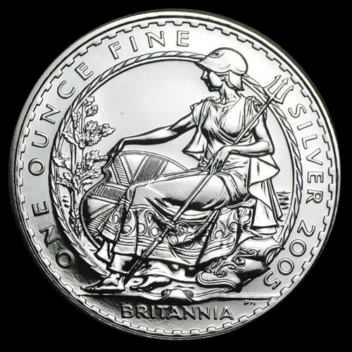 Britannia 1 uncja Srebra 2005 - Front