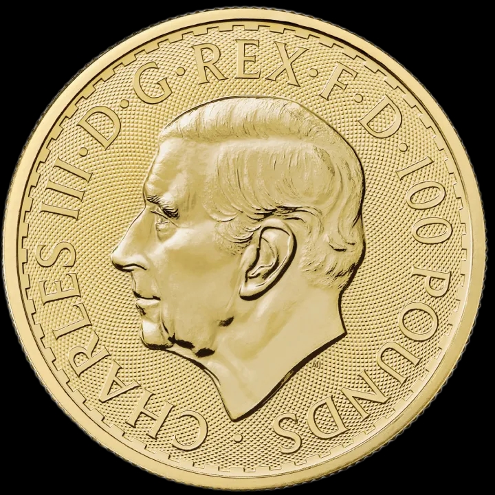 Britannia 1 uncja złota 2024 - Back