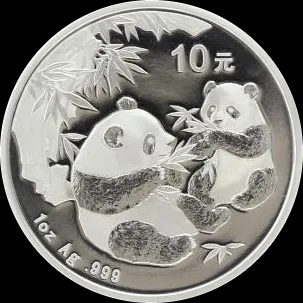 Chińska Panda 1 uncja srebra 2006 - Front