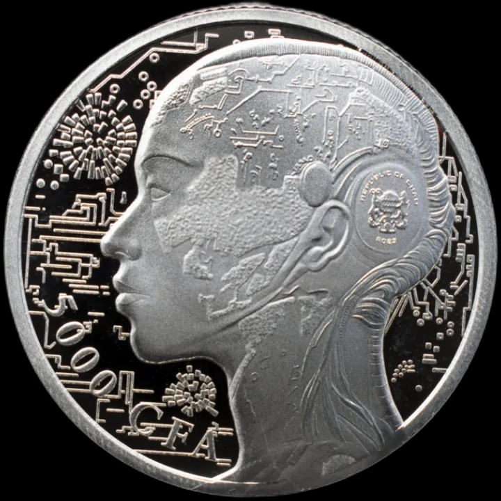 AI Coin 1 uncja Srebra 2023 - Front