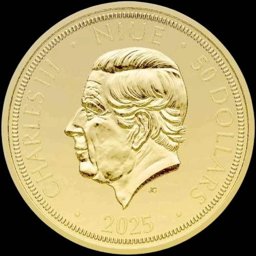 Czech Lion 1 uncja Złota 2025 - Back