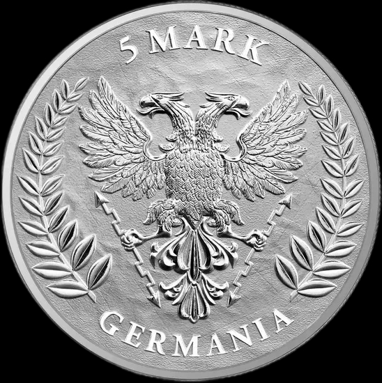 Germania 1 uncja Srebra 2022 - Back