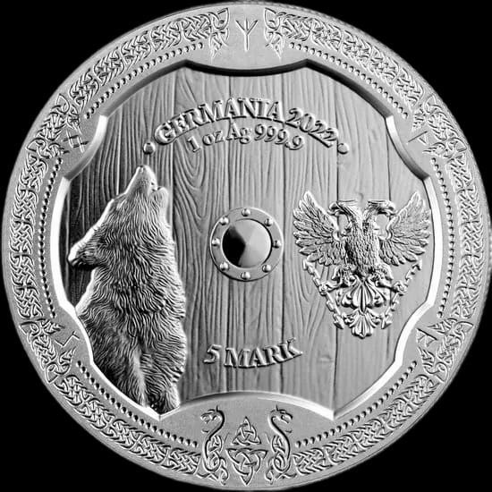 Valkyries Hildegard 1 uncja srebra 2022 - Back
