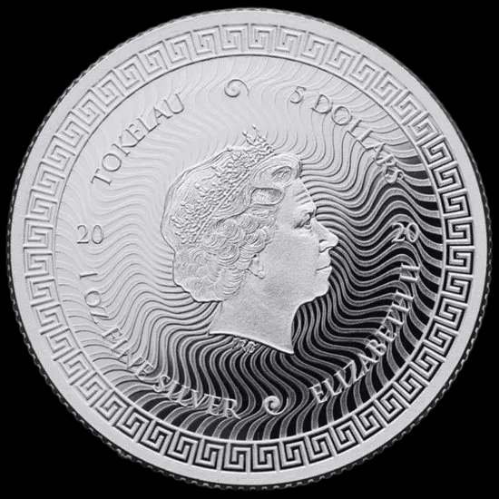Icon Mona Lisa 1 uncja Srebra 2021 - Back
