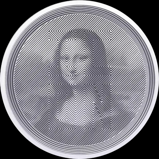 Icon Mona Lisa 1 uncja Srebra 2021 - Front