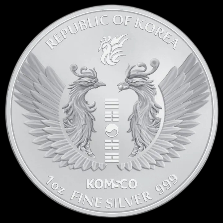 Korean Phoenix 1 uncja Srebra 2022 - Back