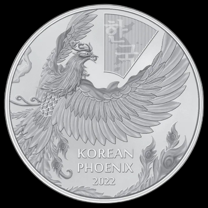 Korean Phoenix 1 uncja Srebra 2022 - Front