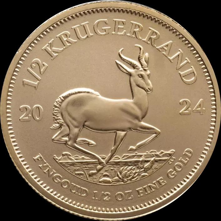 Krugerrand 1/2 uncji złota 2024 - Front
