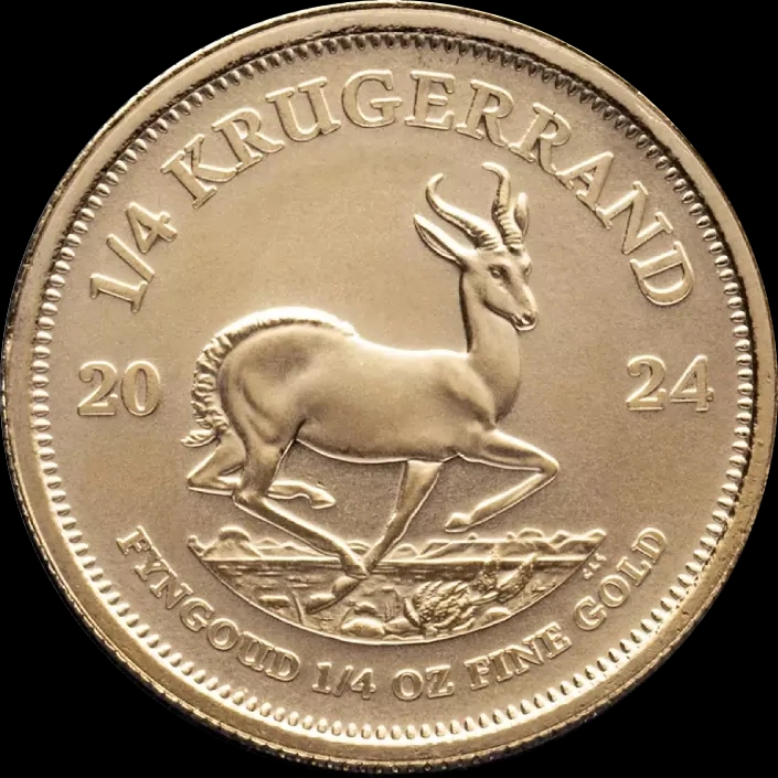 Krugerrand 1/4 uncji złota 2024 - Front