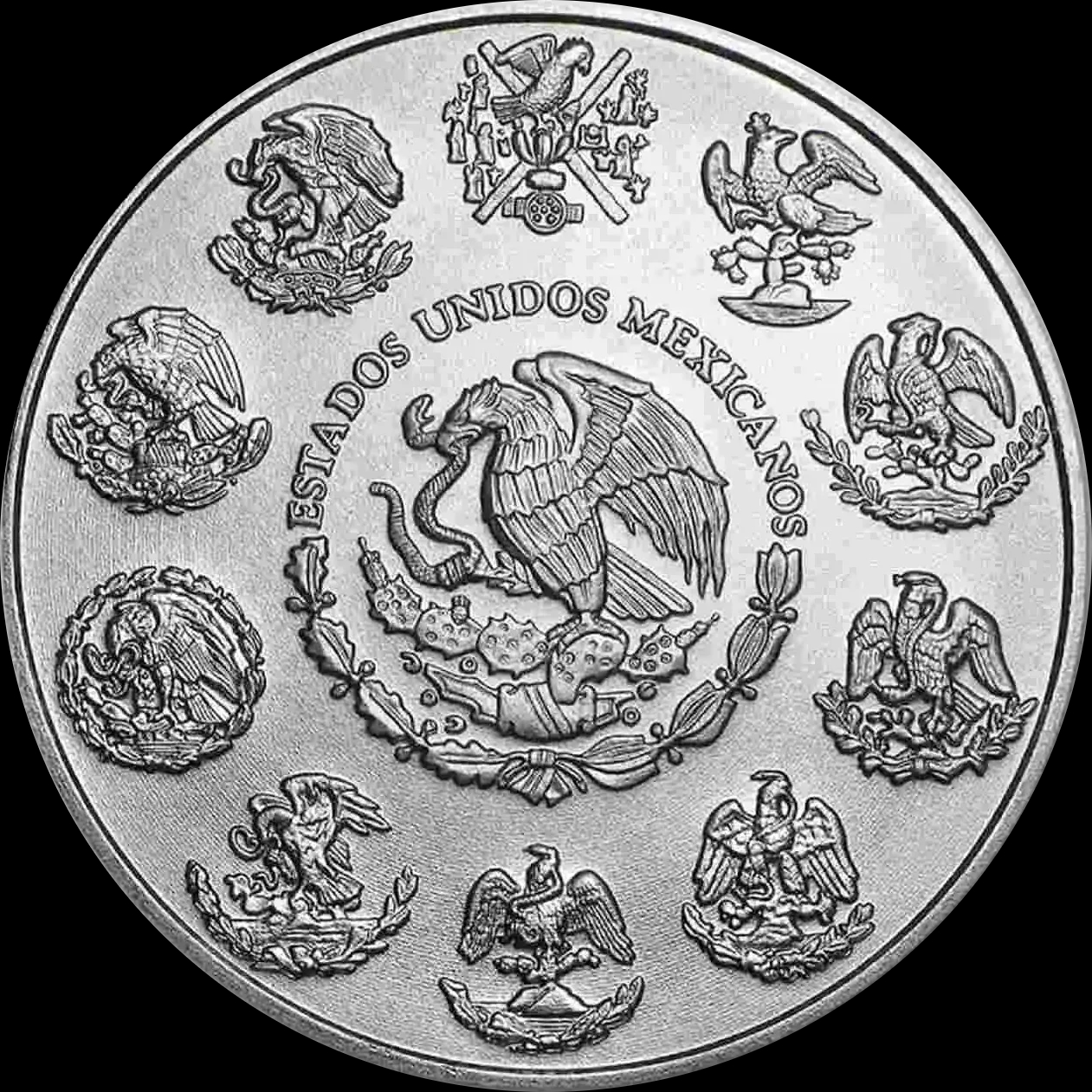 Mexican Libertad 1 uncja srebra 2024 - Back