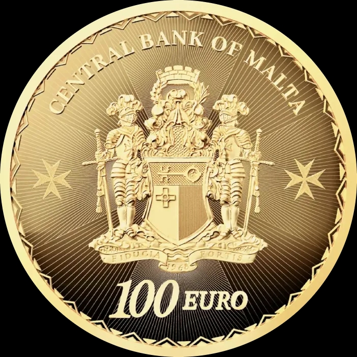 Krzyż Maltański 1 uncja Złota 2024 - Back