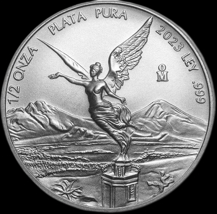 Mexican Libertad 1/2 uncji srebra 2023 - Front